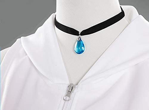 ネックレス レディース 天気の子 天野 陽菜風 スカイブルー クリスタルペンダントネックレス コスプレアクセサリー チョーカー 首輪 普段用 小物