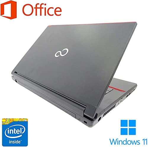 【整備済み品】富士通 ノートパソコン 15.6型 初期設定済み A553/Office 2019/Win 11 Pro/WIFI/HDMI/Bluetooth/Celeron /メモリー4GB/SSD128GB [ PCステージ W.R.K ]