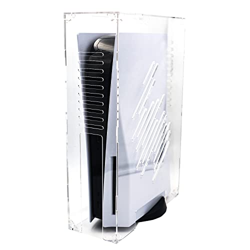 PS5 Pro用 カバー PS5 ダストカバー PS5用 ケース Blitzowl PS5本体用埃カバー PS5周辺機器 透明 アクリルケース プレイステーション5 縦置用 ホコリ防止 防塵 冷却 保護カバー PS5 PS5 PRO 対応