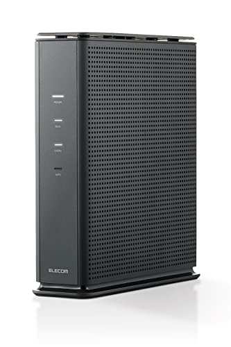 エレコム WiFi ルーター 無線LAN Wi-Fi6 AX6000 4804+1147Mbps IPv6(IPoE)対応 有線2.5Gbps セキュリティ搭載 戸建3階建 マンション4LDK WRC-X6000QSA-G