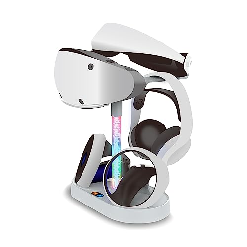 アローン(Allone) PSVR2用チャージスタンドタワー 27×3×14cm ゲーム 充電器 ホワイト ALG-VR2CST