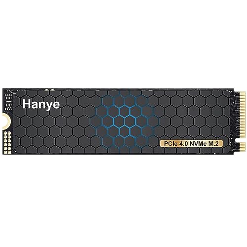 Hanye 内蔵 SSD 2TB 新型PS5 PS5動作確認済み PCIe Gen4x4 M.2 NVMe 2280 最大読込:7300MB/s 最大書込み:6300MB/s 3D NAND グラフェン放熱シート付き HE80-2TGHS 国内正規品メーカー5年保証
