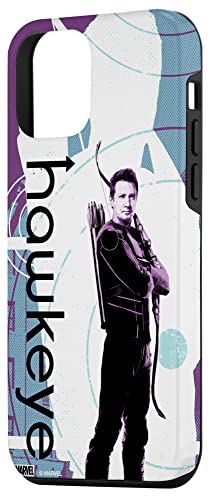 マーベル ホークアイ クリント・バートン ハーフトーン キャラクターポスター スマホケース iPhone 12 mini 用