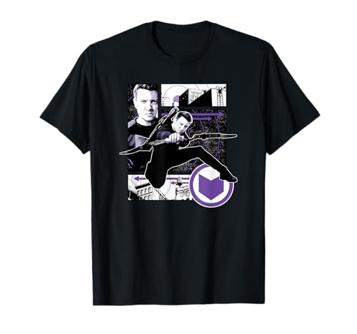 マーベル ホークアイ クリント・バートン ターゲット練習 Tシャツ
