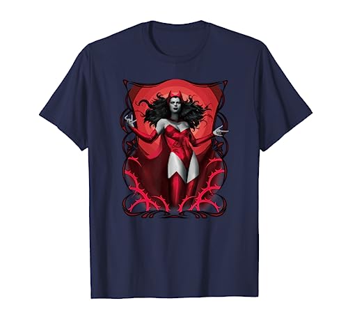 マーベル アベンジャーズ スカーレット ウィッチ ワンダ マキシモフ レッド ヌーボー Tシャツ