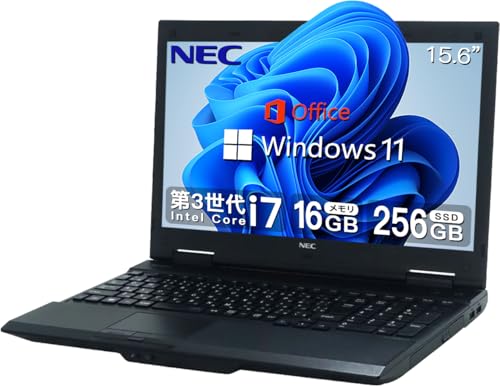 【整備済み品】 【今だけメモリ16GB】NEC ハイスペックノートPC VK26/VK27■爆速第3世代Core i7/テンキー内蔵/Office 2019/Windows11/15.6型/SSD:256GB/無線WIFI/HDMI/DVDドライブ/在宅勤務 仕事用 学習用 初期設定済 HCMAの電源(整備済み品)