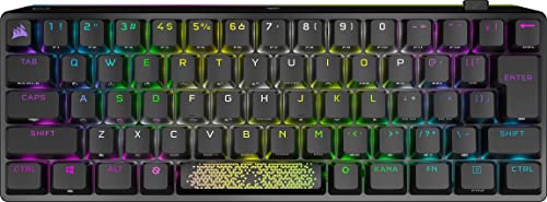 【セット買い】CORSAIR USB-A K70 PRO MINI RGB 60% ワイヤレスゲーミングキーボード ホットスワップキーボード ブラック MX SPEED軸 CH-9189014-JP & Logicool G ロジクール G ゲーミングマウスパッド G640 クロス 表面 大型 サイズ マウスパッド G640s 国内正規品 ブラック