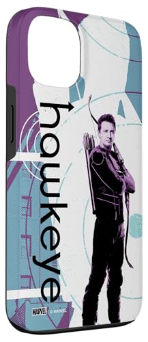 マーベル ホークアイ クリント・バートン ハーフトーン キャラクターポスター スマホケース iPhone 13 用