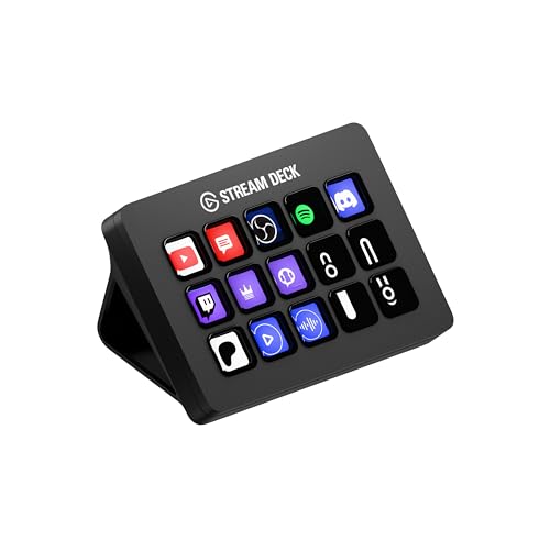 【Amazon.co.jp限定】Elgato Stream Deck MK.2 エルガトストリームデック MK.2【15キー配列】ライブコンテンツ作成用のコントローラー 配信者向けデバイス OBS/Twitch​/YouTube連携 Mac/PC対応