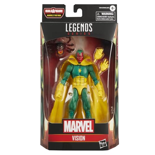 ハズブロ(HASBRO) マーベル MARVEL レジェンド シリーズ ビジョン, コミックス コレクティブル 6 インチ(15 cm)アクションフィギュア F9014 正規品