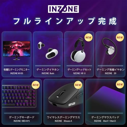 ソニー ゲーミングイヤホン INZONE Buds:WF-G700N Fnatic監修 / 完全ワイヤレス / 低遅延2.4GHzワイヤレス接続 USBType-Cトランシーバー同梱 / LE Audio対応 / アクティブノイズキャンセリング / 立体音響 / 最大約24時間バッテリー / 急速充電 / マイク付き / PS5 スマホ PC Switch ホワイト