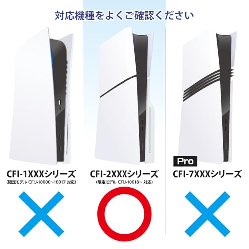 アンサー PS5（CFI-2000）用 ホコリキャッチャーⅡ【ホコリ侵入防止/USBキャップ/コントローラ用キャップ/統一デザイン/PS5（CFI-2000）両エディション対応】ANS-PSV031BK