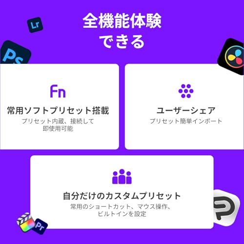 TourBox Lite エントリー左手デバイス・片手キーボード ペンタブ最適パートナー Clip Studio Paintほか対応 直感ブラインド操作 専用ソフトでカスタム自在 日常作業・軽創作の作業効率向上｜Mac/Windows対応・有線（本体のみ）