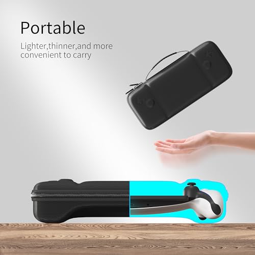 iofeiwak PS5 Portal対応の軽量スーツケース - PSポータブル ケース, PlayStation 5リモートプレーヤー対応のポータブルハードケース収納バッグ-[薄型][防水][全面保護]