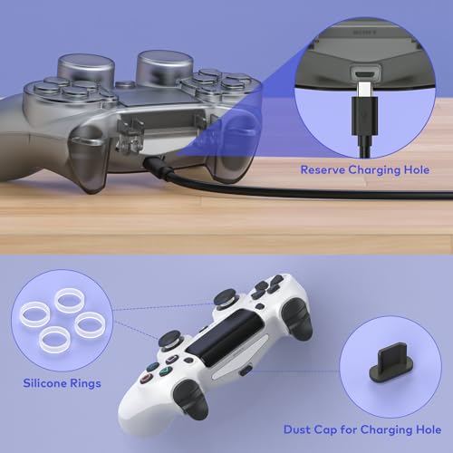 PS4コントローラー用コントローラーケース、PlayStation 4 DualShock 4ワイヤレスコントローラー用Tiiletzote 保護ケース PS4キャリートラベルケース PS4コントローラー収納バッグ、PS4ダストカバーゲームアクセサリー