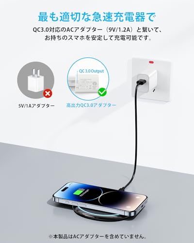 NANAMI ワイヤレス充電器 Qi認証 15W出力 USB Type-C ポート iPhone 17/16/15/14/13/12シリーズ/SE第3世代/11Pro(Max)/XR/X/8 AirPods Pro(Pro3/Pro2)/4 Galaxy S25/S24/S23/S22/S21(Ultra) Pixel など各機種対応 超薄型 置くだけ充電器 クリスマス 冬のギフト ブラック