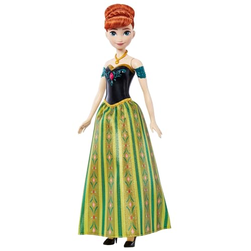 マテル アナと雪の女王（Disney Frozen) アナ(うたってたのしい! ドール) 生まれてはじめて を 30秒間歌う【 着せ替え人形 ・ ドール 】 【3才~】 HWB46