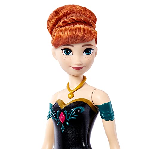 マテル アナと雪の女王（Disney Frozen) アナ(うたってたのしい! ドール) 生まれてはじめて を 30秒間歌う【 着せ替え人形 ・ ドール 】 【3才~】 HWB46