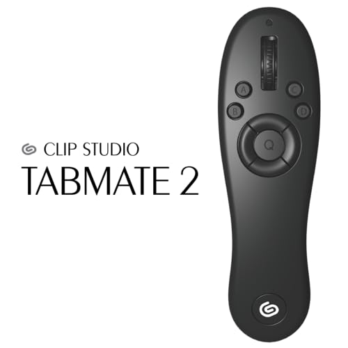 【iPad / iPhone対応】CLIP STUDIO TABMATE 2 （クリップスタジオタブメイト2）ワイヤレスの片手入力デバイス どのデバイスでも使えて作業効率向上 絵を描くのがもっとラクに、もっと楽しくなる