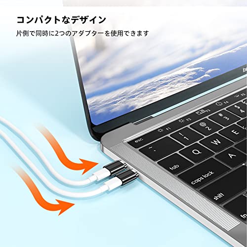Sisyphy マグネット USB-C 変換 アダプタ I字型 240W（プロ版 こだわりの設計）【USB 4.0 40Gbpsデータ転送/Thunderbolt3対応/ 8K 60Hz映像出力/240W急速充電PD3.1】Type-C 磁気 変換 アダプター McbookPro/Air およびその他のUSB Cデバイス対応