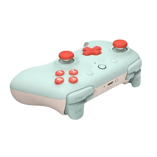 8BitDo Ultimate 2C Windows PC および Android 用ワイヤレス コントローラー、1000Hz ポーリング レート、ホール効果ジョイスティックとホール トリガー、再マッピング可能な L4/R4 バンパー付き (Mint)