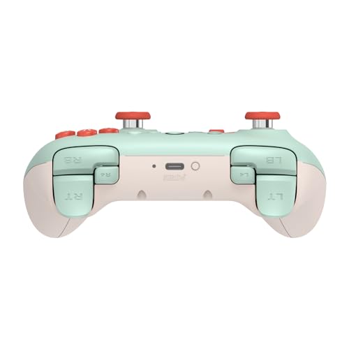 8BitDo Ultimate 2C Windows PC および Android 用ワイヤレス コントローラー、1000Hz ポーリング レート、ホール効果ジョイスティックとホール トリガー、再マッピング可能な L4/R4 バンパー付き (Mint)