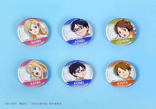 AFORCE x DRAGON HORSE 四月は君の嘘 バッジ 12個入りBOX