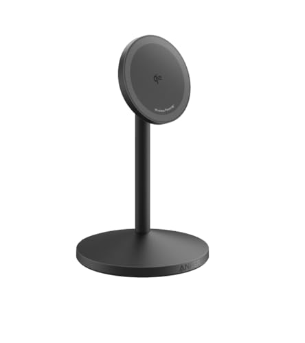 Anker MagGo Wireless Charger (Stand) Qi2対応 マグネット式 ワイヤレス充電ステーション/ワイヤレス出力 MagSafe対応 iPhone 17 / 16 / 15 / 14 / 13 ブラック