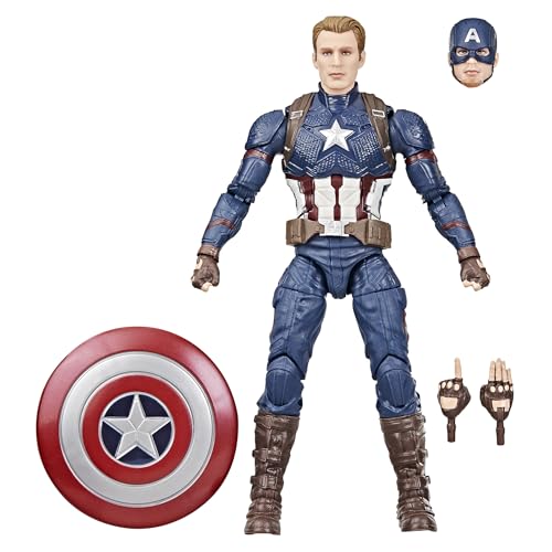 ハズブロ（Hasbro）MARVEL マーベルレジェンド・シリーズ キャプテン・アメリカ『アベンジャーズ/エンドゲーム』 コレクション用 15cm アクションフィギュア G0607 正規品