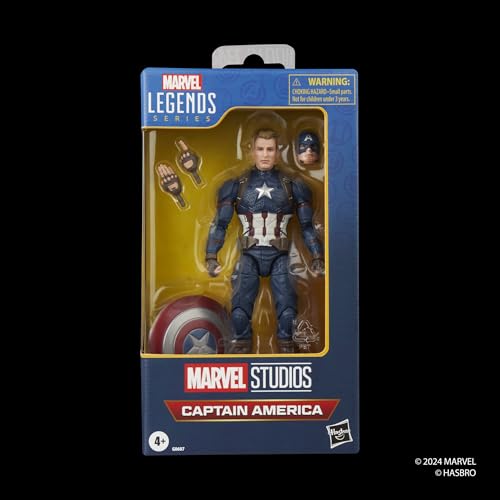 ハズブロ（Hasbro）MARVEL マーベルレジェンド・シリーズ キャプテン・アメリカ『アベンジャーズ/エンドゲーム』 コレクション用 15cm アクションフィギュア G0607 正規品