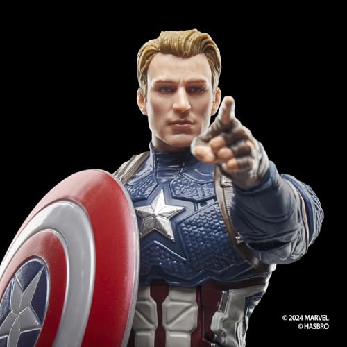 ハズブロ（Hasbro）MARVEL マーベルレジェンド・シリーズ キャプテン・アメリカ『アベンジャーズ/エンドゲーム』 コレクション用 15cm アクションフィギュア G0607 正規品