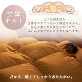 アイリスプラザ 羽毛布団 ホワイトダックダウン80％ シングル 羽毛パワーアップ加工済 ホワイトダックダウンをリッチに配合 自宅洗濯OK お手入れ簡単 グレー