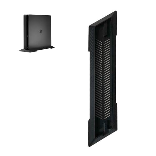 MOCOXYKLXY ps4 Slim縦置きスタンド ps4 スタンド 省スペース 冷却ベント内蔵 静音 (ブラック)