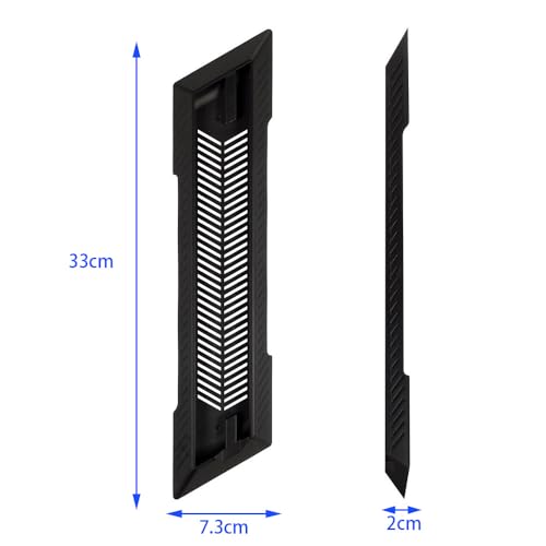 MOCOXYKLXY ps4 Slim縦置きスタンド ps4 スタンド 省スペース 冷却ベント内蔵 静音 (ブラック)