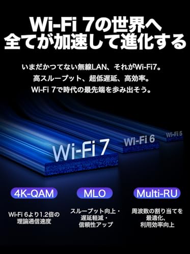 TP-Link WiFi ルーター WiFi7 無線ルーター 高速 BE7200 10Gポート 5764+1376Mbps MLO EasyMesh HomeShield Archer BE450 【Amazon.co.jp限定】