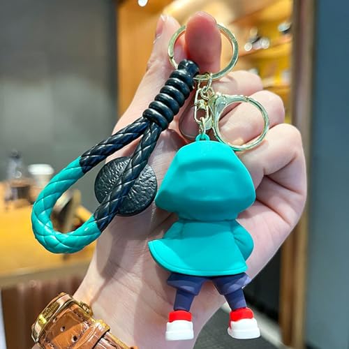[Fehose] キーホルダー ファション ヒーロー漫画デザイン 車用キーホルダー かわいいバックパックチャーム 子供の女の子の男の子の (アニメ-04)