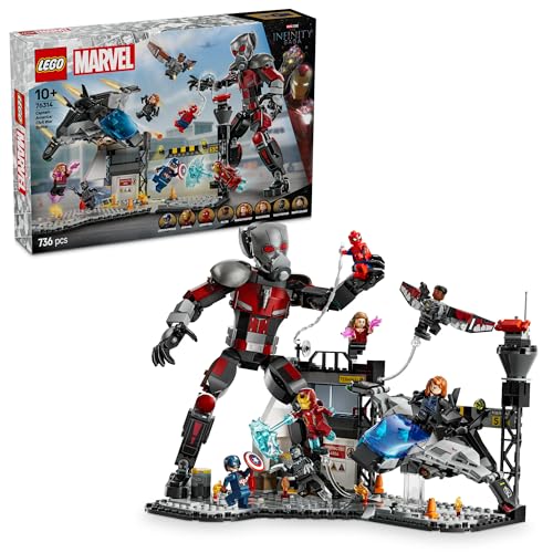 レゴ(LEGO) マーベル シビル・ウォー／キャプテン・アメリカ アクションバトル おもちゃ 玩具 誕生日 プレゼント ブロック 男の子 女の子 子供 10歳 11歳 12歳 小学生 マーベル グッズ フィギュア 76314