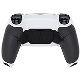 コントローラーではない。eXtremeRate ps5コントローラー(BDM-030&BDM-040&BDM-050)に対応用ラバーグリップ付きプラスティック製RISE4 V3背面リマップキット、ps5コントローラー用アップグレードボード&バックシェルラバーグリップ付き&4バックボタン【ホワイトブラック&ブラック背面ボタン】