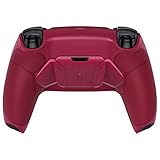 コントローラーではない。eXtremeRate ps5コントローラー(BDM-030&BDM-040&BDM-050)に対応用ラバーグリップ付きプラスティック製RISE4 V3純色の背面リマップキット、ps5コントローラー用アップグレードボード&バックシェルラバーグリップ付き&4バックボタン【コスミックレッド】