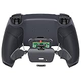 eXtremeRate ps5コントローラーBDM-030&BDM-040&BDM-050に対応用プログラム背面パドルプラスティック製ラバー付きRISE V3リマップキット、ps5コントローラーに対応用アップグレードボードと再設計されたバックケース&背面ボタンアタッチメン‐ps5本体ではない【クラシックグレーゴ&ダークグレー】