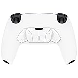 コントローラーではない。eXtremeRate ps5コントローラー(BDM-030&BDM-040&BDM-050)に対応用ピュアカラーABSプラスティック製RISE4 V3背面リマップキット、ps5コントローラー用アップグレードボード&バックシェル&4バックボタン【ホワイト】