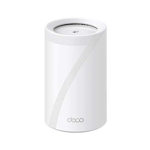 TP-Link メッシュwifi ルーター BE9300 | 2.5Gbpsイーサネット | 5760Mbps (6GHz) + 4320Mbps (5GHz) + 688Mbps (2.4GHz) | 最大wifi範囲278m² | 同時接続台数200台 | Deco BE9300 1ユニット【Amazon.co.jp限定】