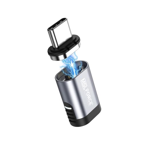 日本の中小企業 Type-C to Type-C マグネット式 変換アダプタ L字 USB-C 240W 8K60Hz USB3.2 GEN2 40Gbps typec ハブ typec to type c usb c マグネット 充電 データ転送 変換アダプタ usbc マグネット変換アダプター (Bタイプ, 1個)