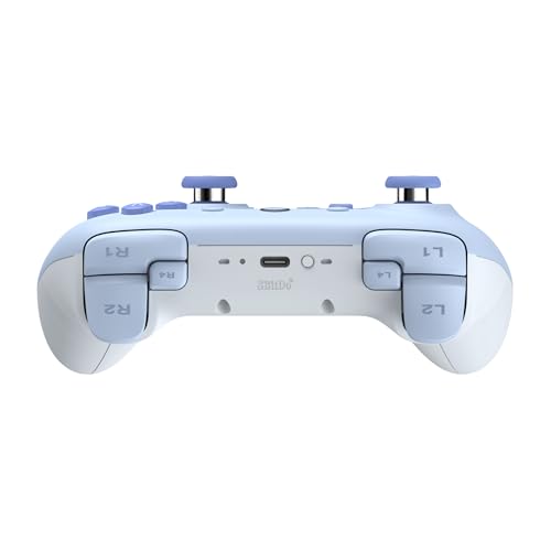 8BitDo Ultimate 2C Bluetooth コントローラーSwitch/Switch 2 用、 6軸モーションコントロール、ランブル バイブレーション、改良された D パッドとバンパー、ホール効果ジョイスティックを備えたワイヤレス コントローラー (Blue)