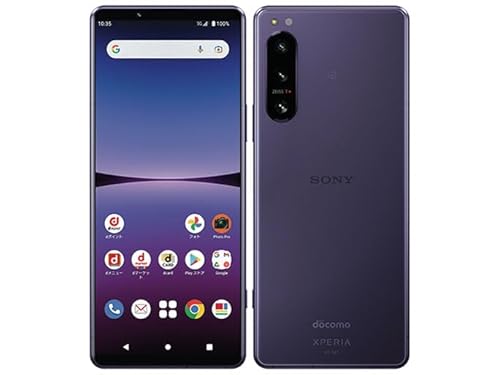 【整備済み品】SONY Xperia 5 IV OS種類：Android 12以上 販売時期：2022年秋モデル 画面サイズ：6.1インチ 内蔵メモリ：ROM 128GB RAM 8GB バッテリー容量：5000mAh (SO-54C(docomo版), パープル)