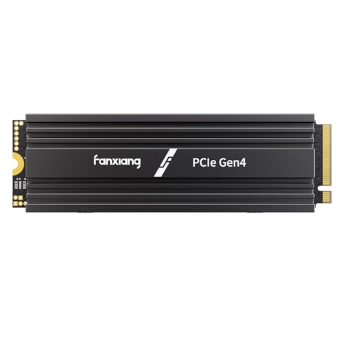 fanxiang SSD 1TB M.2 NVMe 2280 【ヒートシンク付き】 最大7300MB/s TLC 3D NAND採用 PCIe Gen4.0x4 64Gb/s M.2 SSD NVMe 1.4 PS5動作確認済 内蔵SSD SLC キャッシュ 放熱性 ノートパソコン/デスクトップ/PS5対応 5年保証 S880R