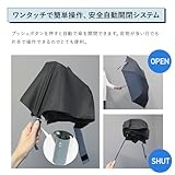 小川(Ogawa) 【2025】 折りたたみ傘 メンズ ワンタッチ自動開閉 軽量 超撥水 55cm 途中で飛び出さない 安全装置付き 入れやすい共袋付き グレー 54779