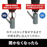 小川(Ogawa) 【2025】 折りたたみ傘 メンズ ワンタッチ自動開閉 軽量 超撥水 55cm 途中で飛び出さない 安全装置付き 入れやすい共袋付き グレー 54779