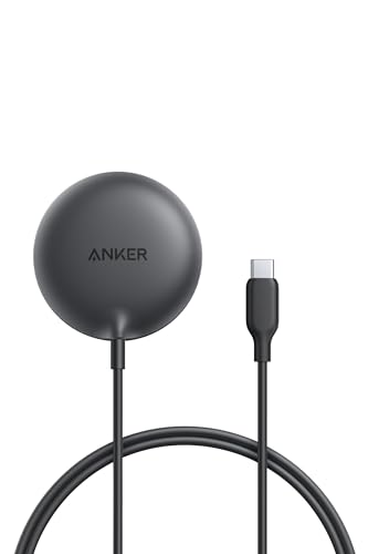 Anker Zolo Wireless Charger (Magnetic, Pad) ブラック Qi2対応 マグネット式 ワイヤレス充電/ワイヤレス出力 iPhone MagSafe対応 iPhone 16 / 16 Pro / 16 Pro Max / 15 / 14 / 13 Pixel10非対応