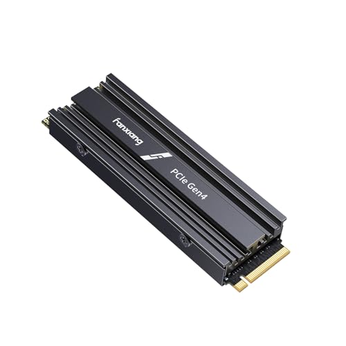fanxiang SSD 1TB M.2 NVMe 2280 【ヒートシンク付き】 最大7000MB/s PCIe Gen4.0x4 64Gb/s M.2 NVMe 1.4 PS5動作確認済 PS5 SSD 内蔵SSD 3D NAND SLC キャッシュ 強力な放熱性 ノートパソコン/デスクトップ/‌PlayStation 5に対応 5年保証